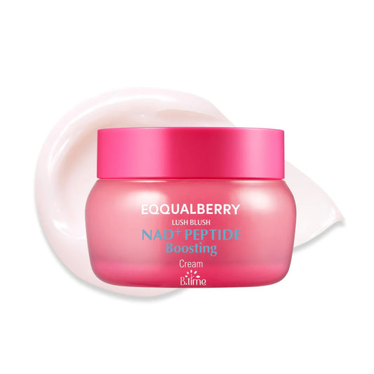 EQQUALBERRY Lush Blush NAD+ Peptide Boosting Cream
