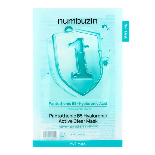 Numbuzin No.1 Pantothenic B5 Hyaluronic Active Clear (1 Mask)