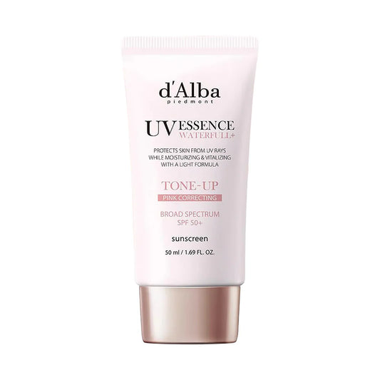 d’Alba UV Essence Waterfull+ Tone-Up Pink Correcting SPF50+