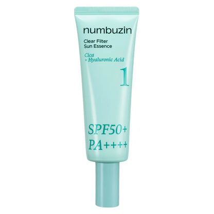Numbuzin No.1 Clear Filter Sun Essence SPF50+ PA++++ 50ml