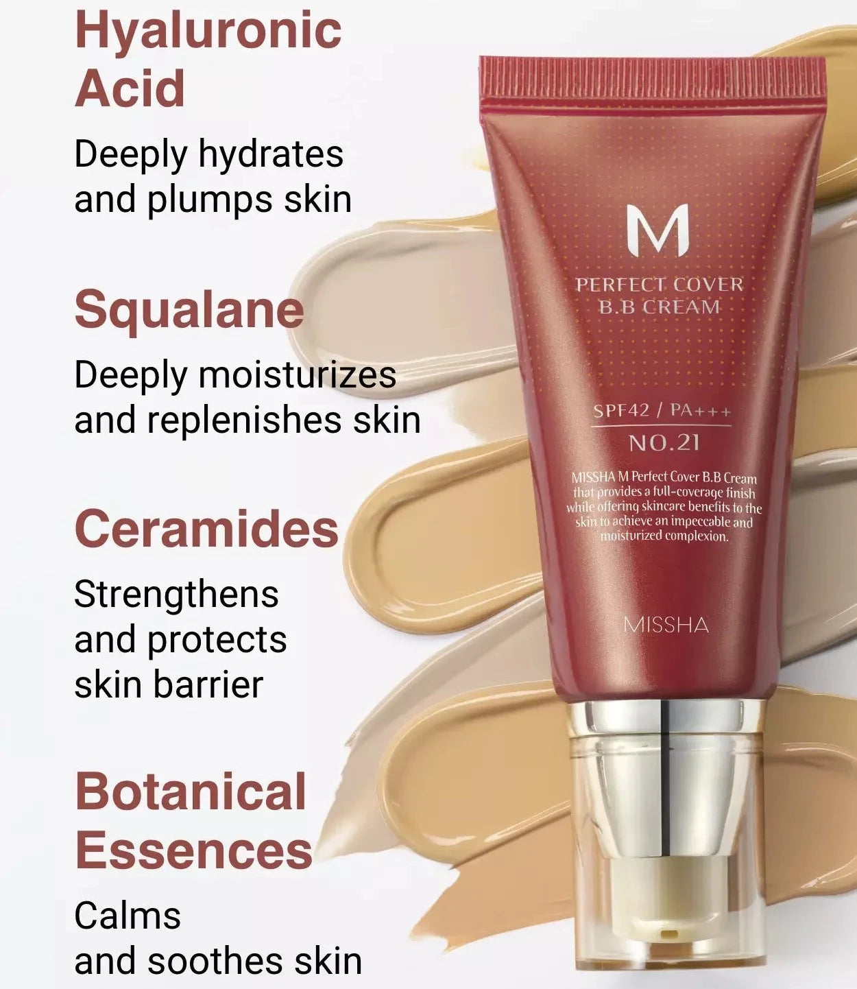 Missha M Perfect Cover BB Cream SPF42 PA+++   50ml