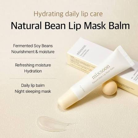 Mixsoon Natural Bean Lip Mask Balm 11g