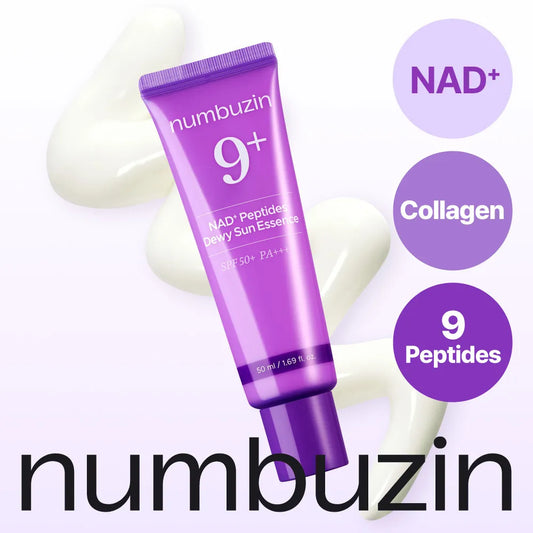 Numbuzin No.9+ NAD+ Peptides Dewy Sun Essence SPF50+ PA++++