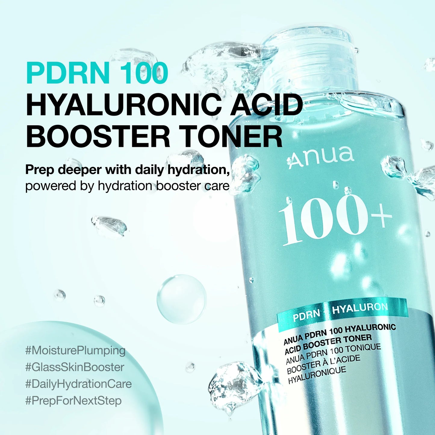 ANUA 100 Hyaluronic Acid Booster Toner 250ml
