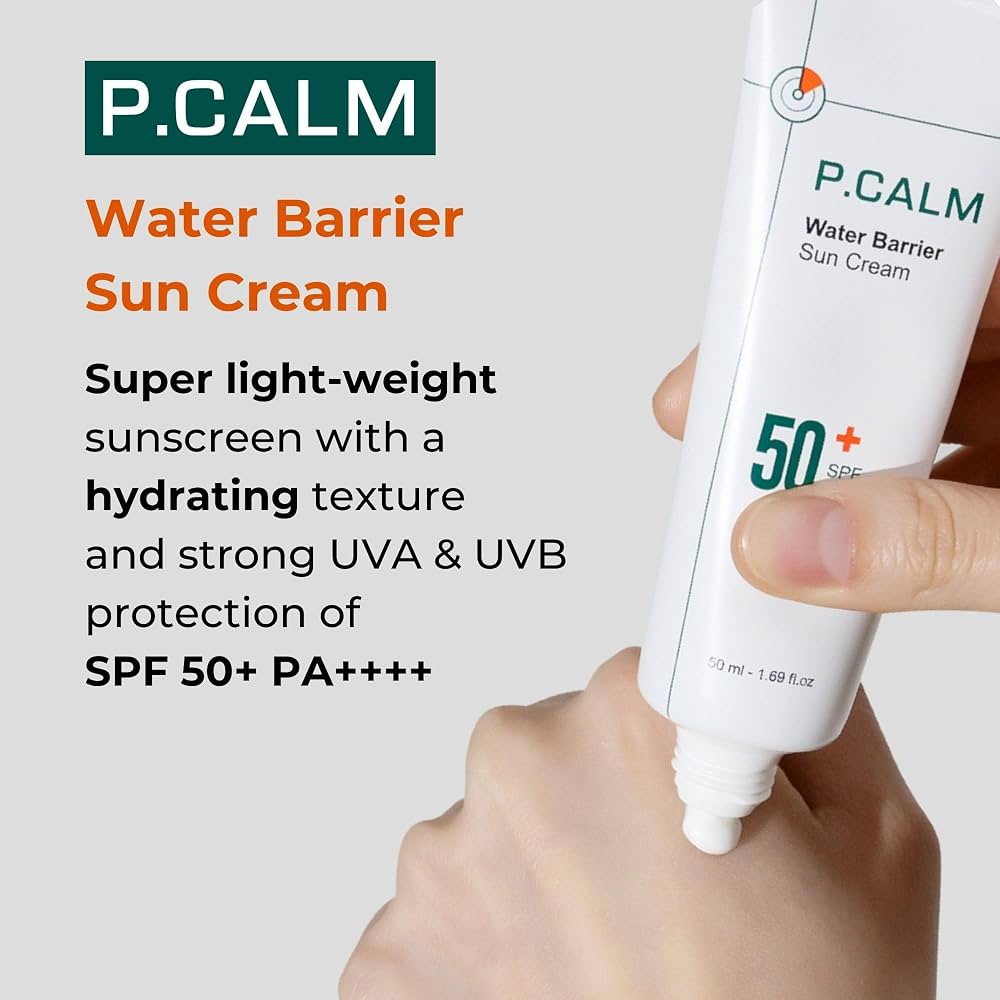 P.CALM Water Barrier Sun Cream SPF50+ PA++++ 50ml