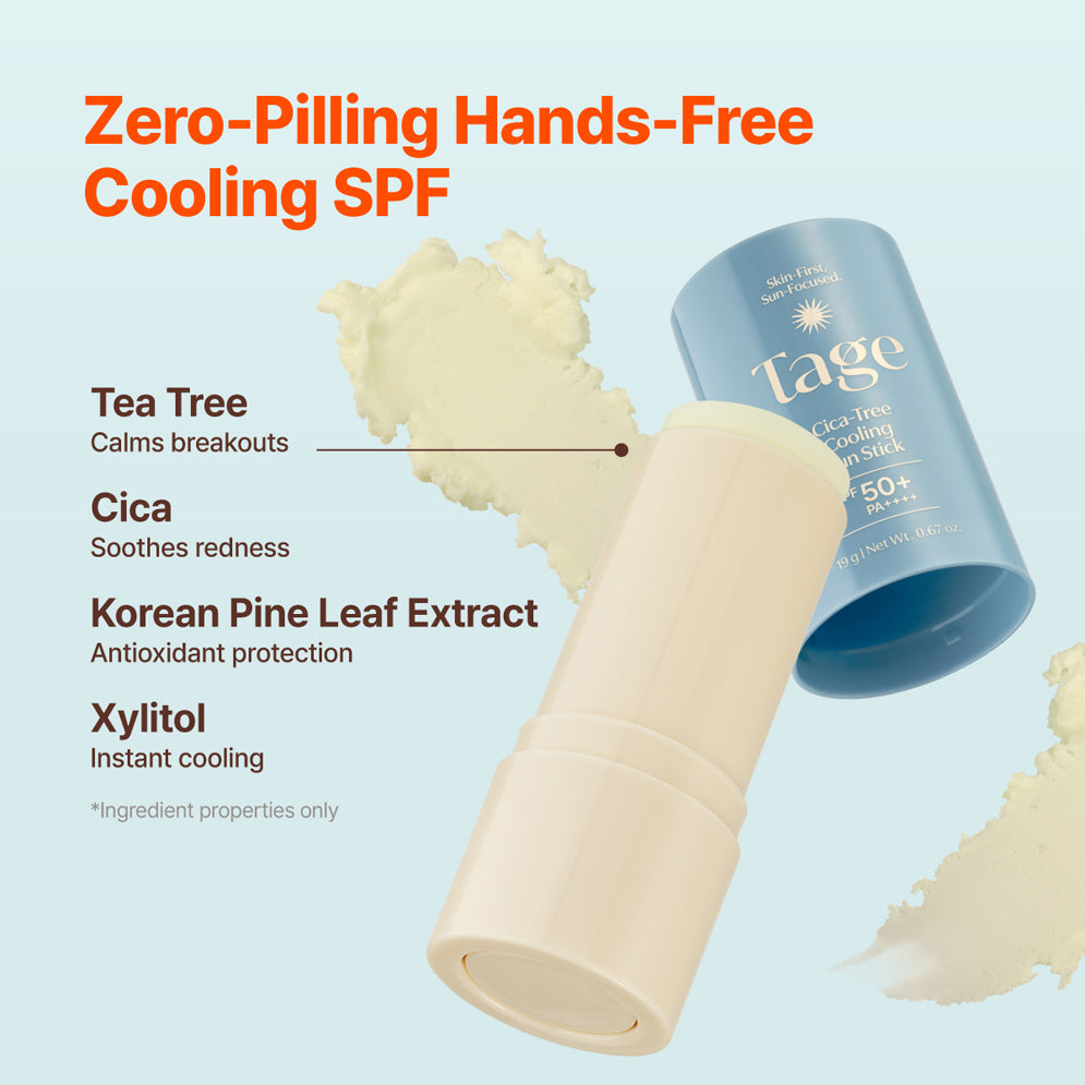 Tage Cica-Tree Cooling Sun Stick SPF50+ PA++++  19g