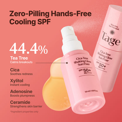 Tage Cica-Tree Shaking Glow Sun Fixer SPF50+ PA++++  50ml