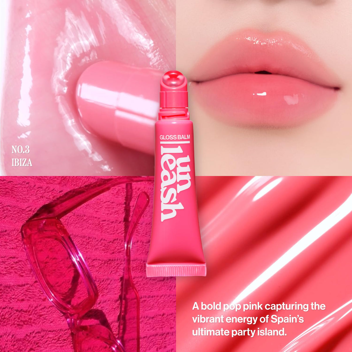 Unleashia - Sunset Dazzle Lip Gloss Balm