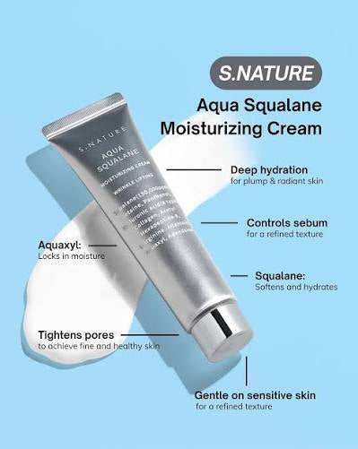 S.NATURE Aqua Squalane Moisturizing Cream 60 ml