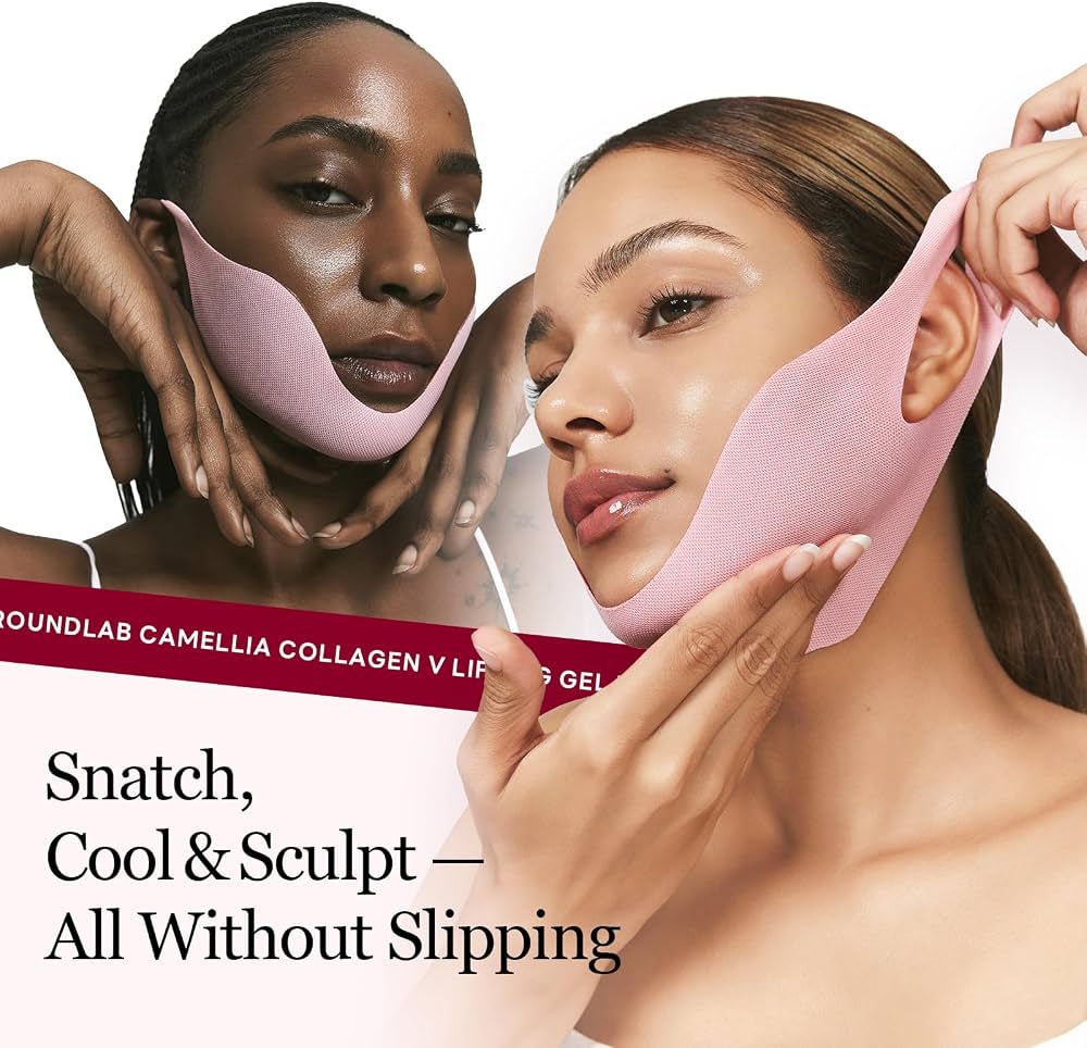 Round Lab Camellia Deep Collagen V Lifting Gel Mask (4 Mascarillas)