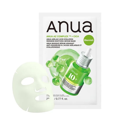Anua Azelaic Acid 10+ Hyaluron Redness Soothing Serum Mask (23 ml)