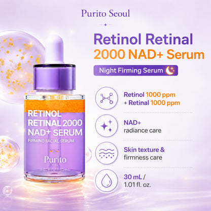 Purito Retinol Retinal 2000 NAD+ Serum 30 ml
