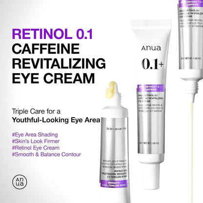 Anua Retinol 0.1 Caffeine Revitalizing Eye Cream 30 ml