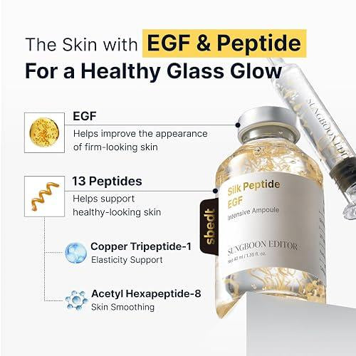 SUNGBOON EDITOR Silk Peptide EGF Heart-Fit Volume Lifting Ampoule 40ml