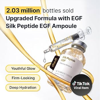 SUNGBOON EDITOR Silk Peptide EGF Heart-Fit Volume Lifting Ampoule 40ml