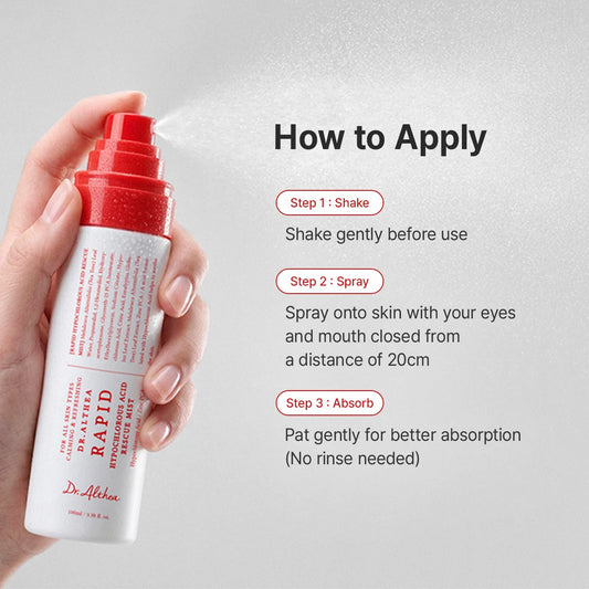 Dr. Althea Rapid Hypochlorous Acid Rescue Mist 100ml
