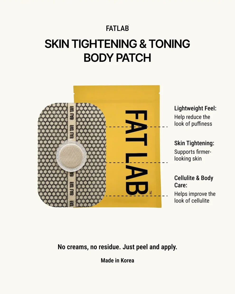 FAT LAB Bromelain Microcirculation Patch – 8 Parches
