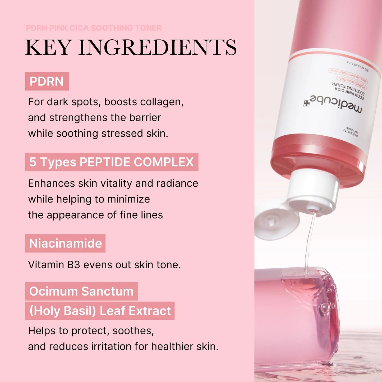 MEDICUBE PDRN Pink Cica Soothing Toner