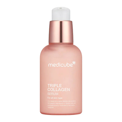 Medicube Triple Collagen Serum bottle on a white background