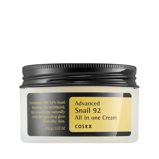 Cosrx Advanced Snail 92 All in One Cream jar on a white background