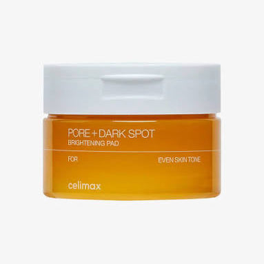 Ceimax skincare product jar with orange base and white lid on a white background