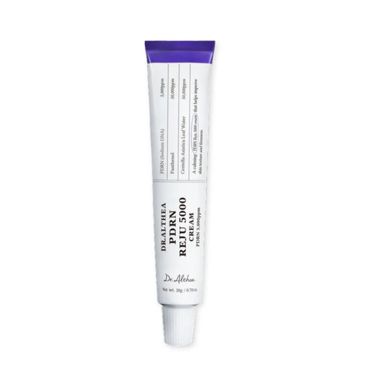 Tube of Dr. Althea Reju 5000 Cream on a white background