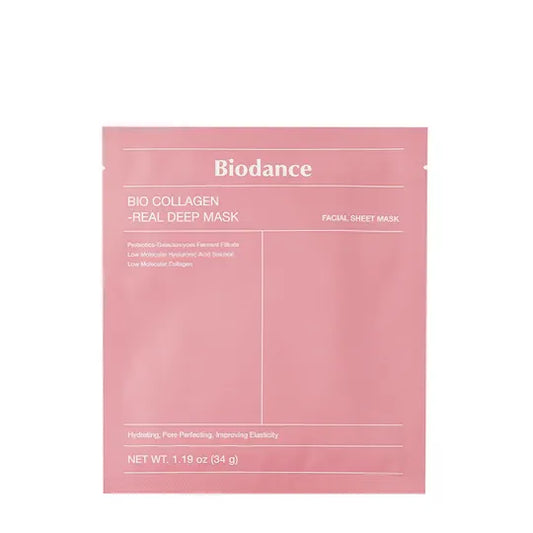 Biodance Bio Collagen Real Deep Mask packaging on a white background