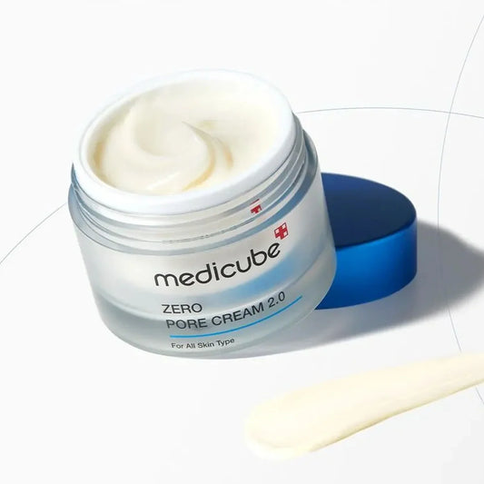 Jar of Medicube Zero Pore Cream 2.0 on a white background