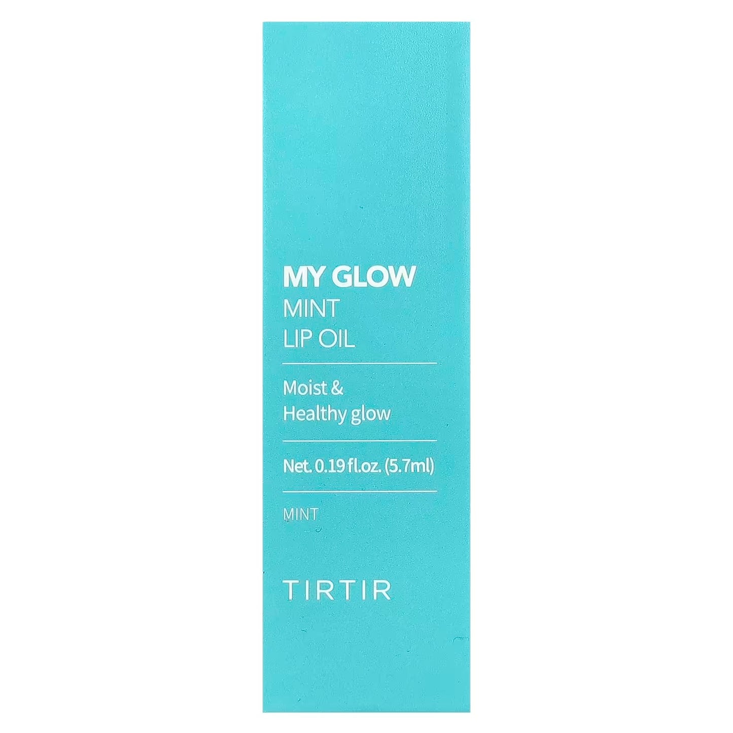 TIRTIR My Glow Mint Lip Oil packaging on a white background