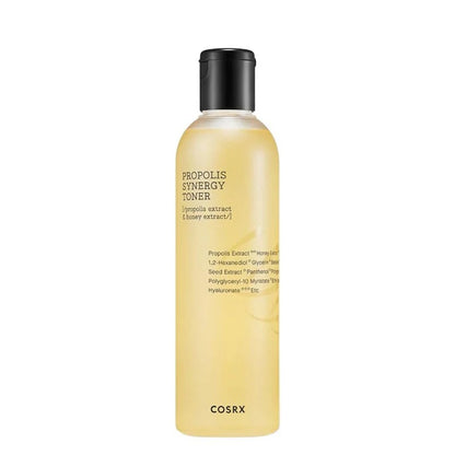 Cosrx Propolis Synergy Toner bottle on a white background