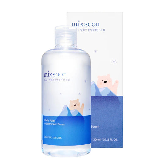 Mixsoon skincare bottle and packaging on a white background