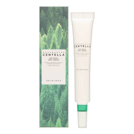 Skintouch Centella Spot Cream with packaging on a white background
