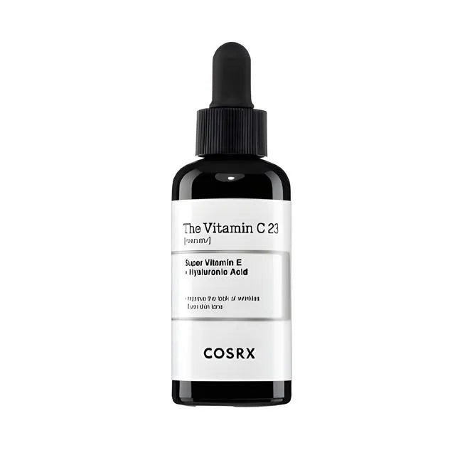 Cosrx Vitamin C23 skincare serum bottle on a white background